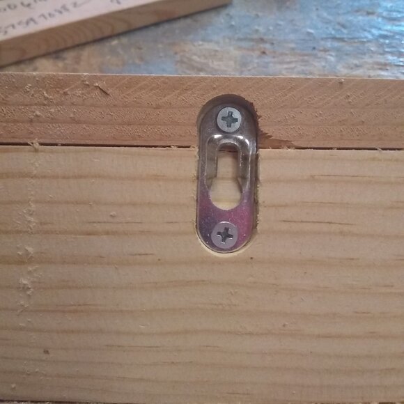 Walnut Wall Rail Modern Display - Picture 10 of 12